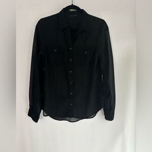 Blouse Size S/P Black American Eagle Outfit